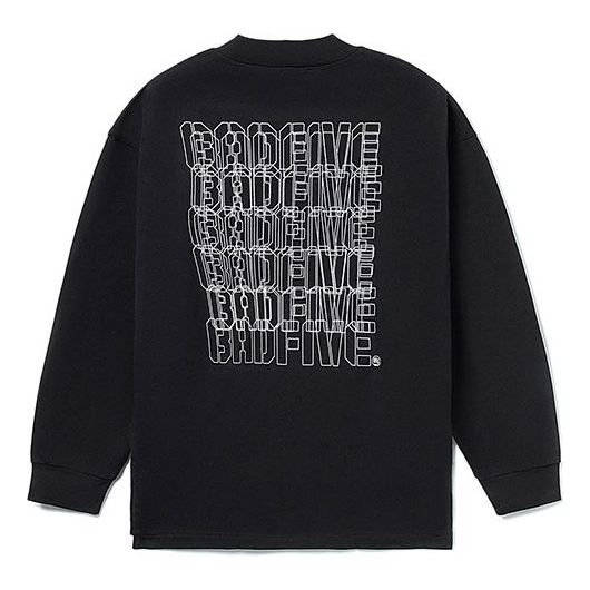 Li-Ning Badfive Sports Basketball Series Casual Breathable Loose Long Sleeves 'Black' AHSR759-4
