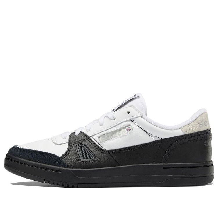Reebok LT Court Cozy Wear-resistant Skateboarding Shoes Unisex White Black HP5361