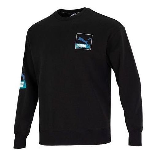 PUMA Brand Love Crew Sweatshirt 'Black' 537657-01