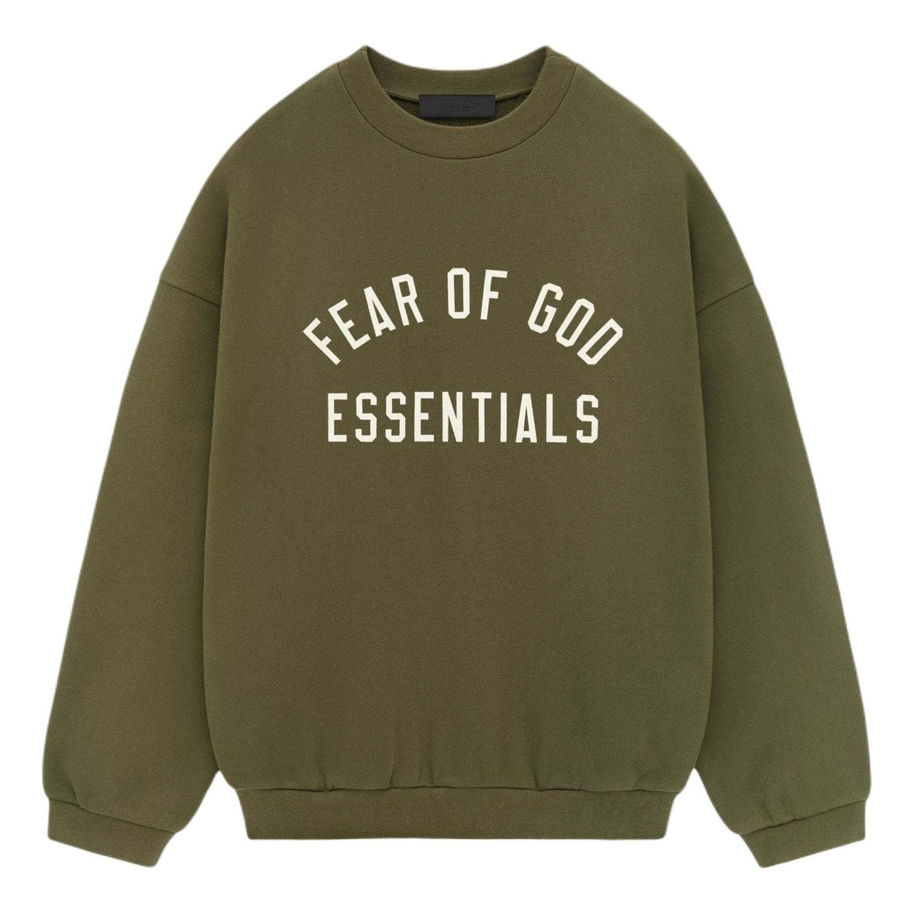 Fear of God Essentials Fleece Crewneck 'Military' 192BT246265F