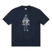 Palace FW22 x CP Company Logo T-Shirt 'Navy' P23CPES001