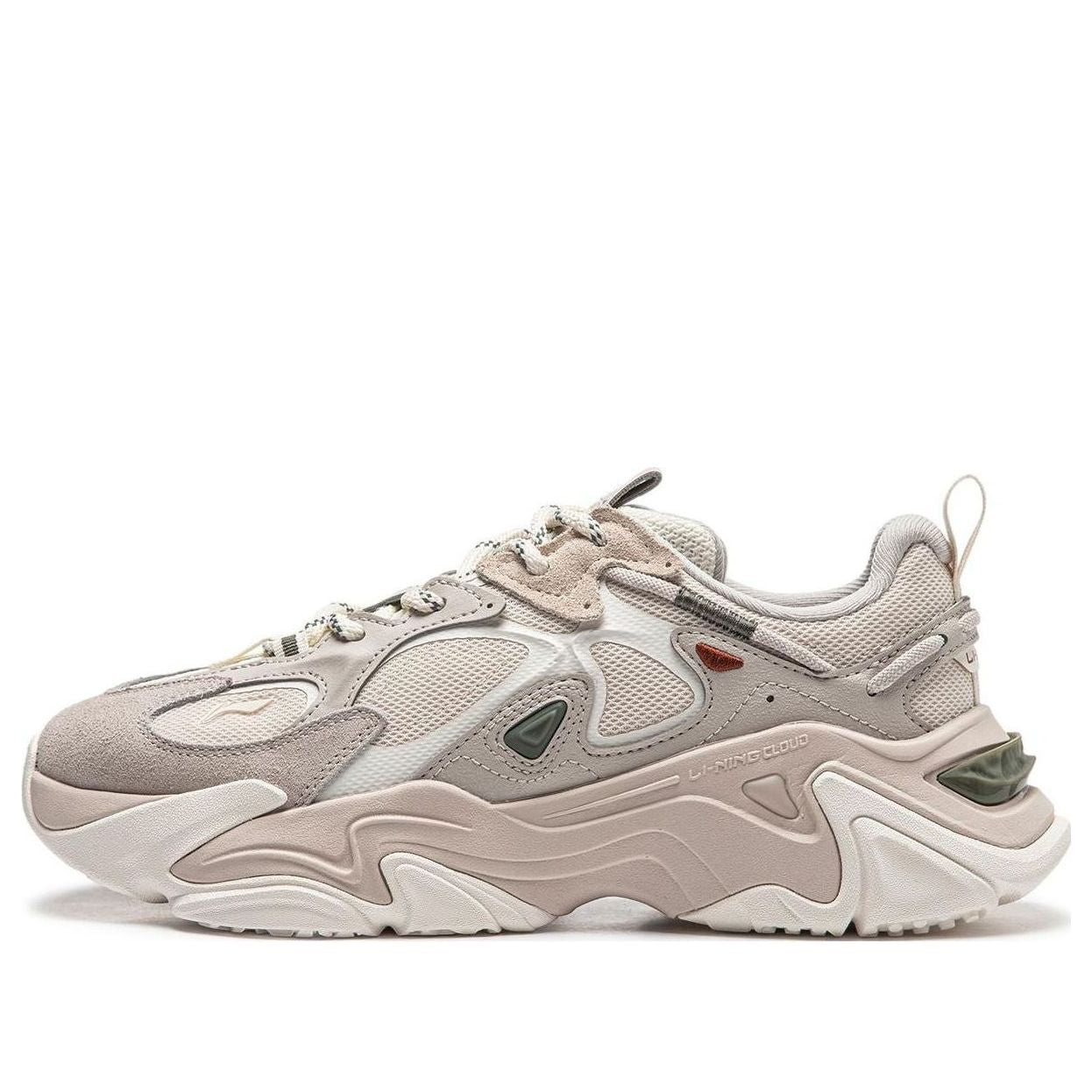 (WMNS) Li-Ning Counterflow Qianxingce 2 'Grey Beige' AGLT168-3