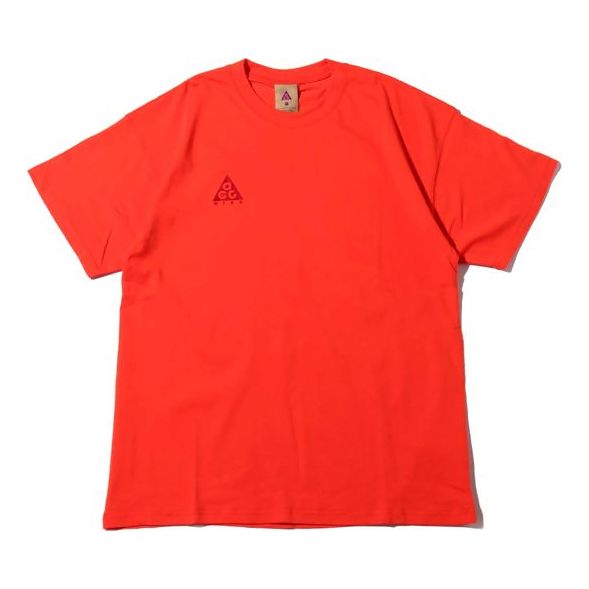 Nike ACG Small Logo Casual Short Sleeve Red BQ7343-634