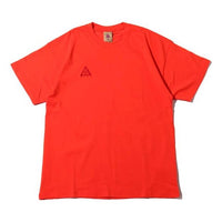Nike ACG Small Logo Casual Short Sleeve Red BQ7343-634
