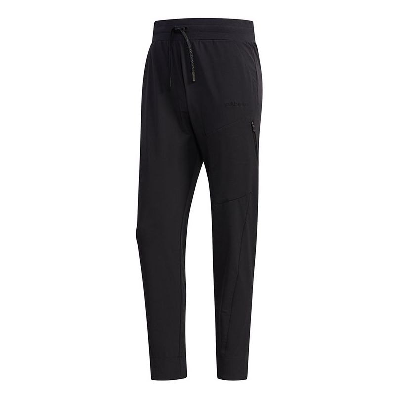 adidas neo M Cs Ftm Wvn Tp Straight Woven Slim Fit Training Sports Pants Black EI4756