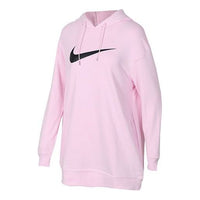 (WMNS) Nike Sportswear Swoosh Hoodie 'Pink Black' AV8291-663