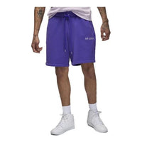 Air Jordan x Wordmark Logo Sweatshort 'Purple White' DV6468-514