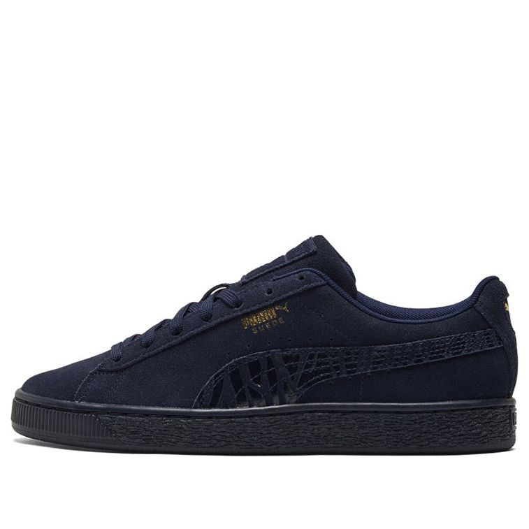PUMA Suede Mono Deboss 'Dark Blue Black' 384688-02