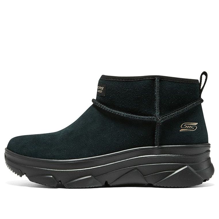 (WMNS) Skechers Bobs Boots 'Black' 117312-BBK