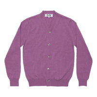 COMME des GARCONS PLAY Cardigan Pastel Series Sleeve Heart 'Purple' AZ-N092-051-4