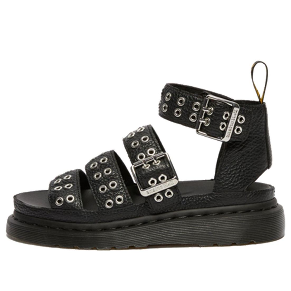 (WMNS) Dr. Martens Lightweight Sponge cake bottom Sandals Black 25460001