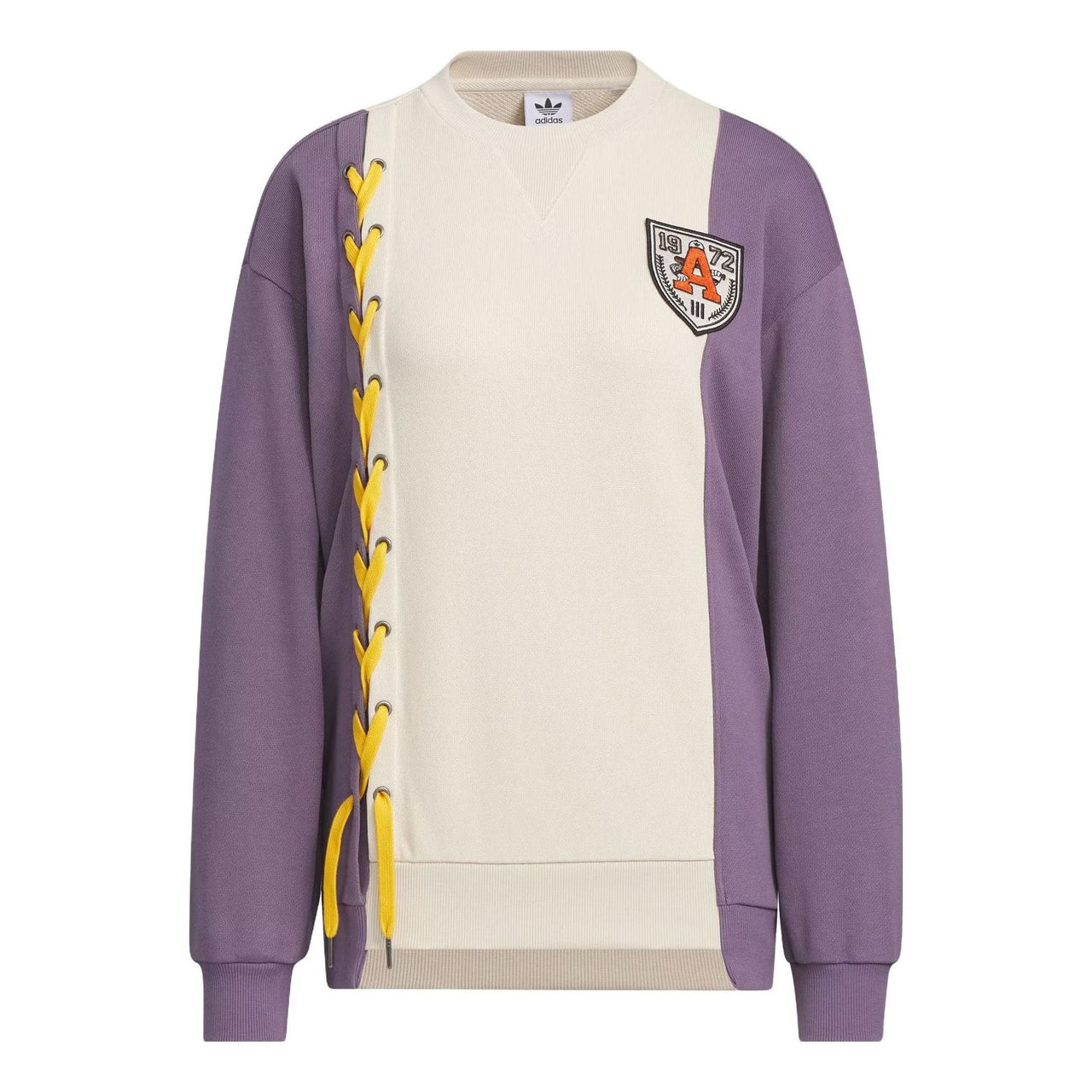(WMNS) adidas Originals MC Classic Crews 'Beige Purple' IN1091
