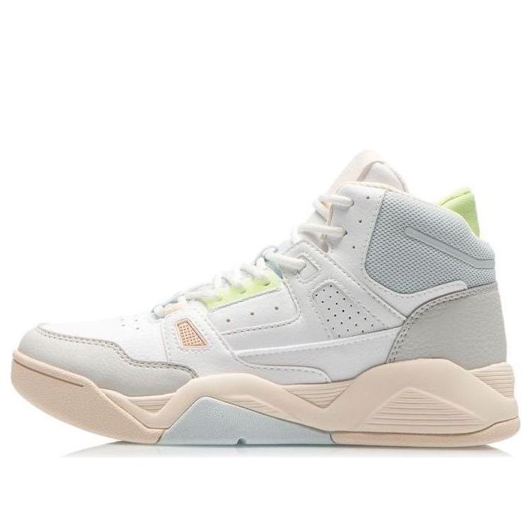 (WMNS) Li-Ning Basketball Shoes 'White Light Blue' AGBR084-1