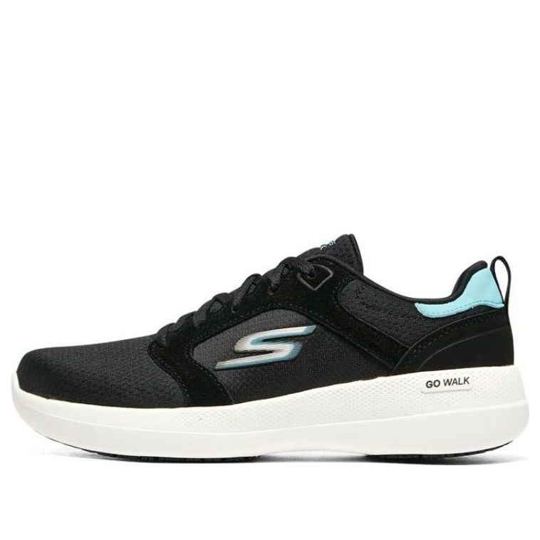 (WMNS) Skechers GO WALK Stability 'Black Aqua' 124612-BKAQ