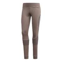 (WMNS) adidas P Ess Tight Logo Printing Leggings Grey/Brown FK9724