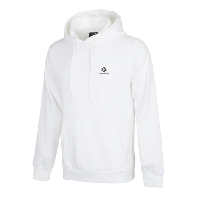Converse Embroidered Star Chevron Pullover Hoodie FT 'White' 10020343-A24