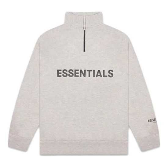 Fear of God Essentials FW20 Half Zip Pullover 'Oatmeal' 0192250500229260