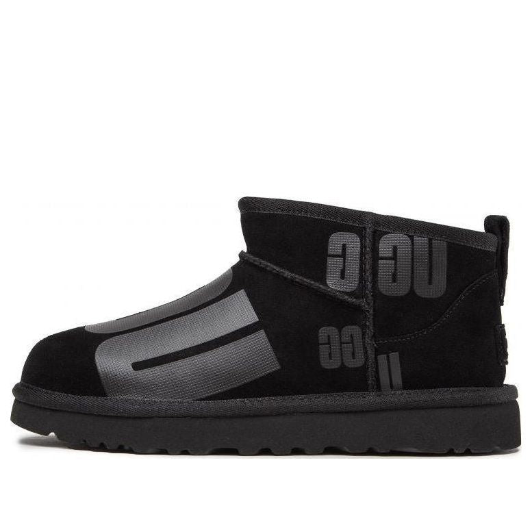(WMNS) UGG Classic Mini Scatter Graphic 'Black' 1130573-BLK