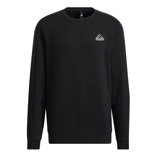 adidas Sportswear Badge Crew Sweatshirt 'Black' HG1851