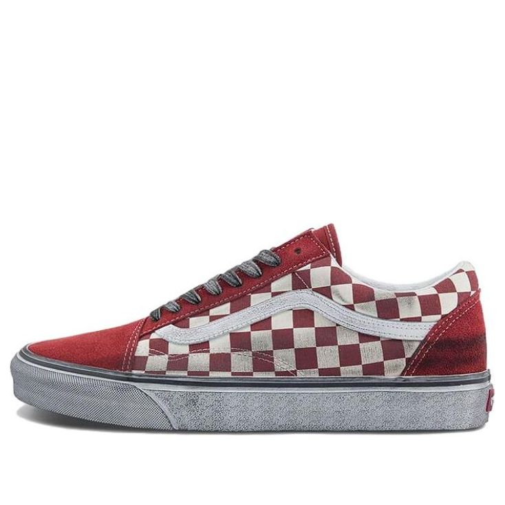 Vans Old Skool Stressed 'Check Red White' VN0007NTY52