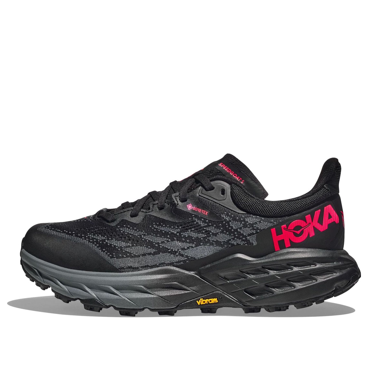 (WMNS) HOKA ONE ONE Speedgoat 5 GORE-TEX 'Black Red' 1127913-BBLC