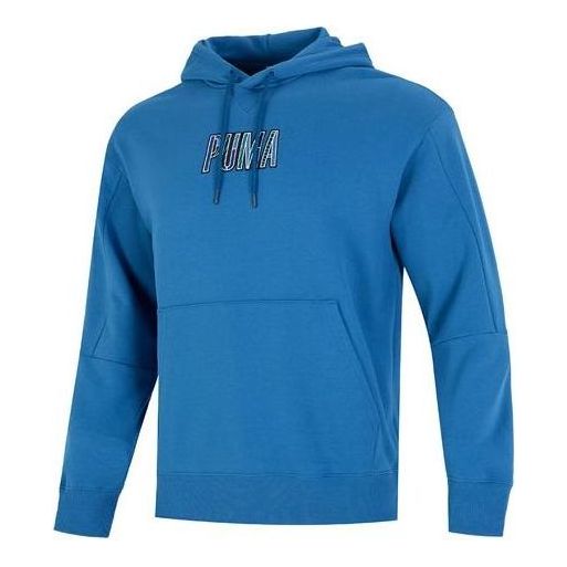 PUMA Logo Hoodie 'Blue' 537706-17