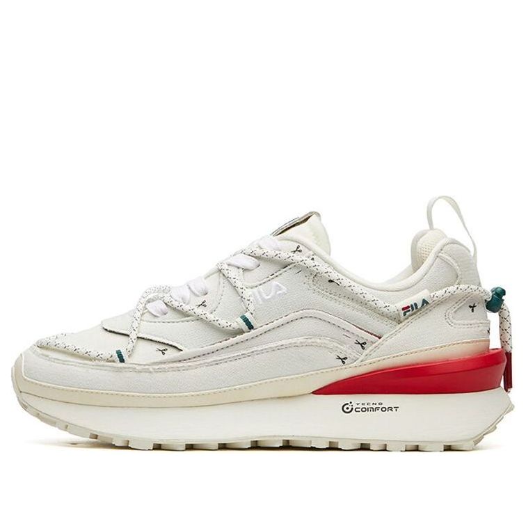 (WMNS) Fila Jogger DX XMas Low Chunky Sneakers GS Grey/Red/Green T12W111116FGG