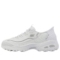 (WMNS) Skechers D'Lites 'White Silver' 150031-WSL