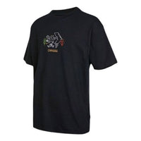 Converse Pushing Along T-Shirt 'Black' 10023267-A02