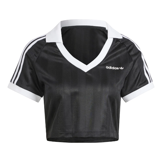 (WMNS) adidas Football Crop Top 'Black' IR9780