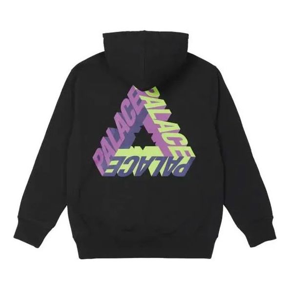 Palace P-3d Hood Black FW21 Triangle Guards Letters Hoodie 'Black' P21HD020