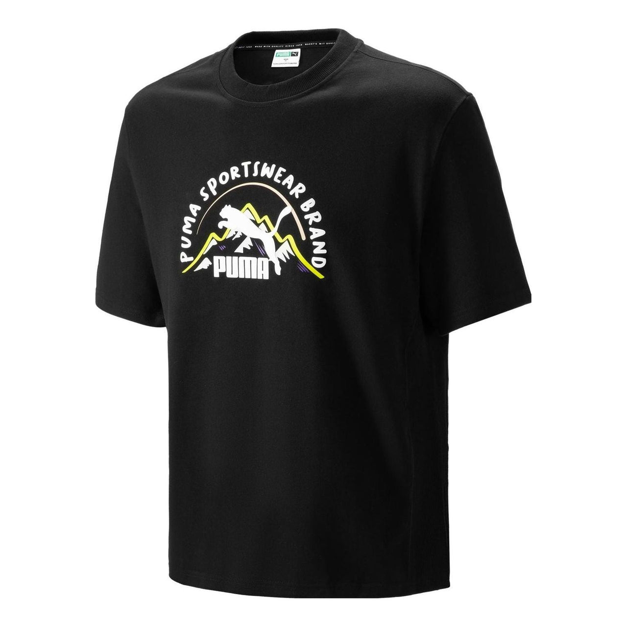 PUMA Camping Sportswear Mountain Tee 'Black' 537390-01