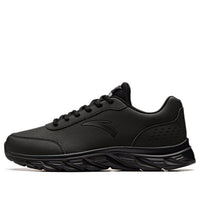 ANTA Running Series Sneakers Leather 'Black' 91835529-6