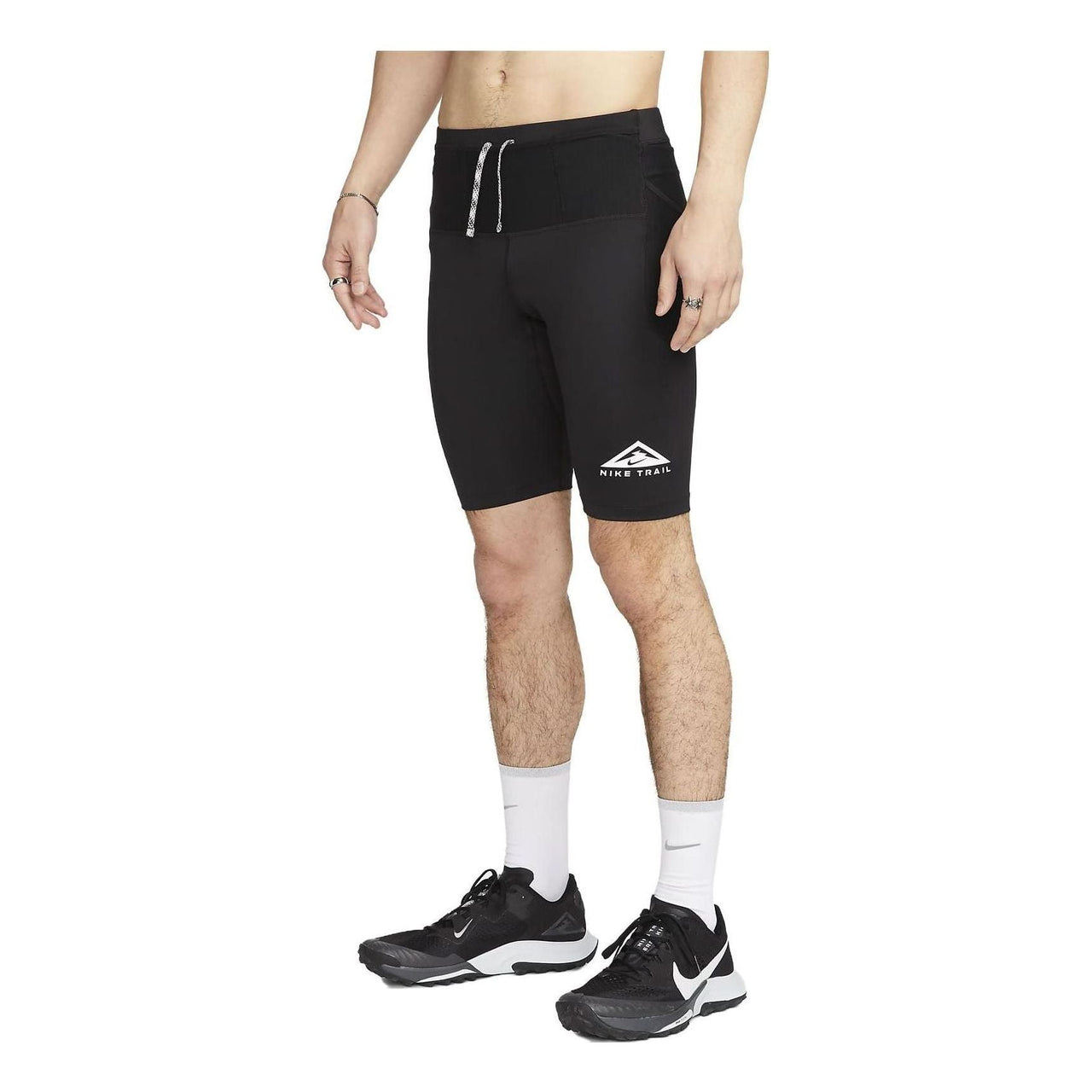 Nike Trail Dri-FIT Lava Loops 1/2-Length Trail Running Tights 'Black' DV9308-010