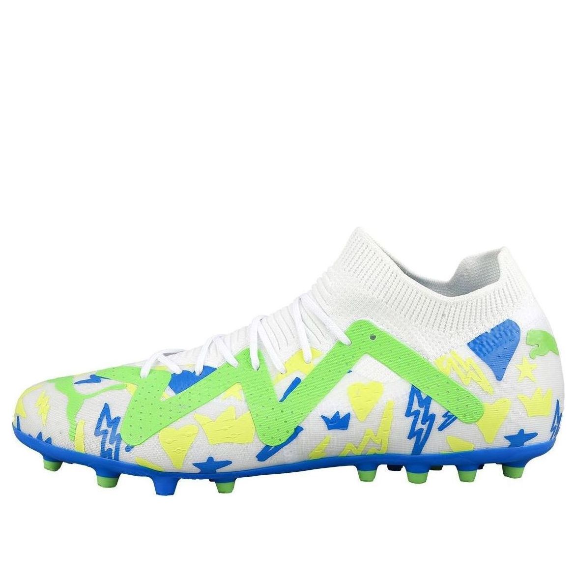PUMA Future Match x Neymar MG 'White Green Blue' 107617-01