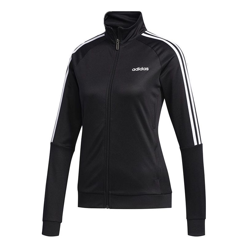 (WMNS) adidas Stand Collar Casual Sports Jacket Black FL0170