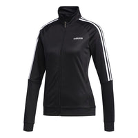 (WMNS) adidas Stand Collar Casual Sports Jacket Black FL0170