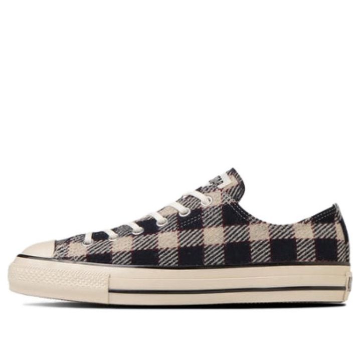 Converse All Star US Wool Plaid Ox 'Black White' 31310470