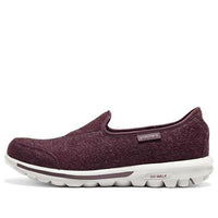 (WMNS) Skechers Go Walk 5 Shoes 'Burgundy' 124280-BURG