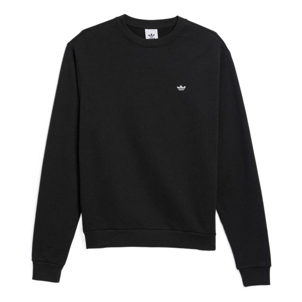 adidas Heavyweight Shmoofoil Crewneck Sweatshirt 'Black' HK9868