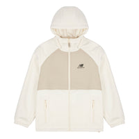 New Balance hooded Casual Jacket Couple Style White AMJ13383-MSU