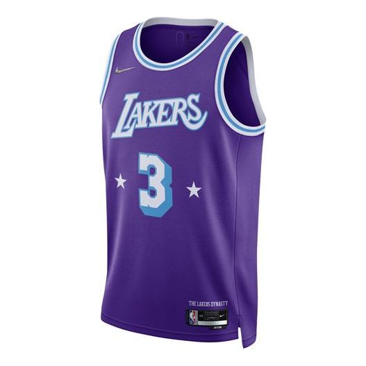 Nike NBA Anthony Davis Los Angeles Lakers 2021/22 City Edition Jersey #3 DB4032-505