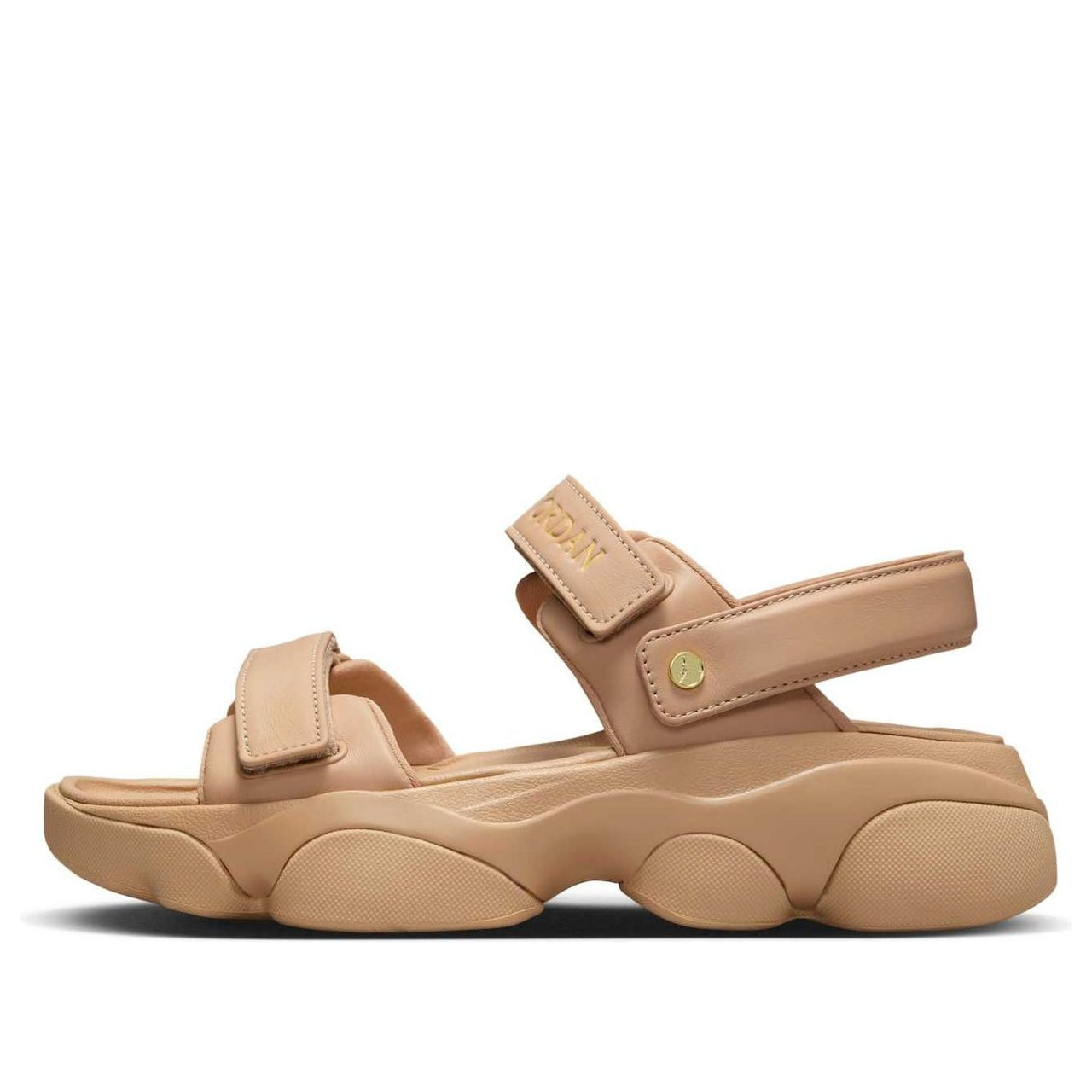 (WMNS) Air Jordan Deja Sandals 'Legend Medium Brown Metallic Gold' FN5036-200