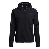 adidas Slim Fit Dry Sports Hooded Jacket Black GT8262