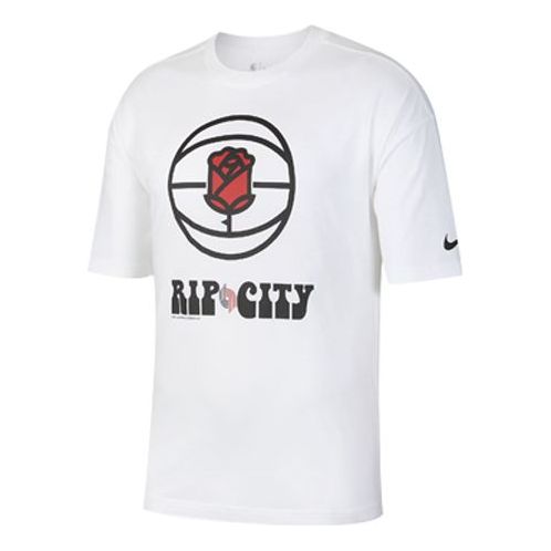 Nike Portland Trail Blazers EDITION NBA Short Sleeve White CJ5666-100