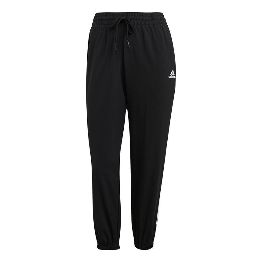 (WMNS) adidas W 3s Wv E 78pt Sports Stylish Bundle Feet Cropped Pants/Trousers Black GM5559