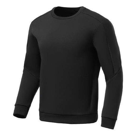 Li-Ning Gym Series 3D Solid Color Round Neck Pullover 'Black' AWDS007-1