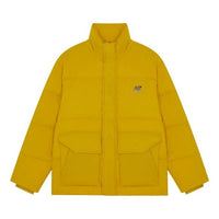 New Balance Logo Print Warm Jacket 'Yellow' AMJ14309-MSU