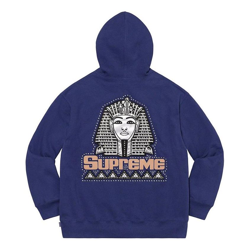 Supreme Pharaoh Studded Hoodie 'Blue White Black' SUP-FW20-020