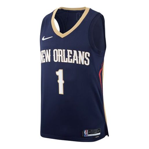 Nike NBA Retro Basketball Jersey/Vest new orleans pelicans . 1 Blue DB3581-419